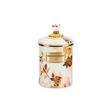 Wild Rose White Medium Canister