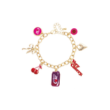 Cherry Coke Icons Charm Bracelet