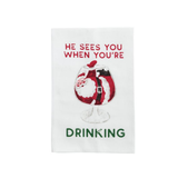 He Sees You Bar Towel