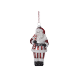 Glittered Santa Ornament