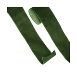 4" x 10 Yds Green Velvet Wired Ribbon