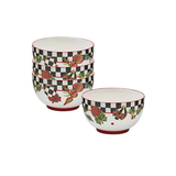 Deck The Halls Breakfast Bowls (Set/4)