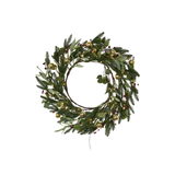 Lighted Berry Wreath