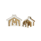 Hand Crafted Nativity Scene, Small