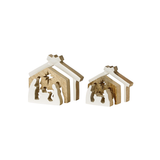 Hand Crafted Nativity Scene, Small