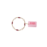 Maroon Pearl Poppi Bracelet