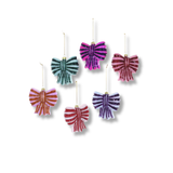 Striped Bow Ornaments