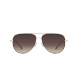 High Key Extra Large Sunglasses, Chamomile/Dark Fawn