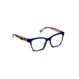 Maisie Glasses, Blue/Ikat