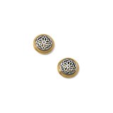 Ferrara Two Tone Post Earrings