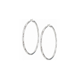 Grande Hoop Charm Earrings