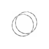 Grande Hoop Charm Earrings