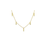 Gold Dangle Necklace - Feathers of Fabulousness