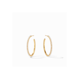 Medium Juliet Hoop, Pearl