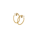 Esprit Heart Post Hoop Earrings