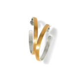 Ferrara Entrata Gold Hoop, Medium