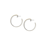 Ferrara Entrata Gold Hoop, Medium