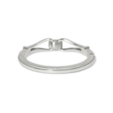 Meridian Classic Hinged Bangle, Silver