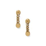 Trust Life Post Drop Earrings, Gold