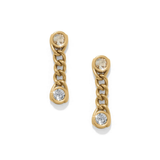 Trust Life Post Drop Earrings, Gold