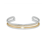 Medici Flex Cuff Bracelet, Silver/Gold