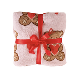 Cozy Dreams Luxe Blanket, Teddy Bear Hugs