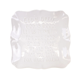 God is Great Square Platter