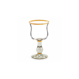 Sterling Check Wine Glass