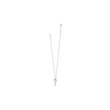 Cascade Open Heart Pearl Petite Necklace
