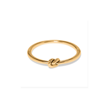 Interlok Single Knot Hinged Bangle, Gold