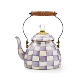 Violet Check 2 Quart Tea Kettle