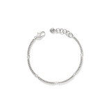 Meridian Geo Bar Bracelet, Silver