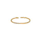Meridian Geo Bar Bracelet, Gold