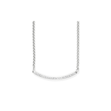 Meridian Geo Bar Necklace, Silver