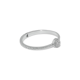 Illumina Celeste Dome Hinged Bangle, Silver