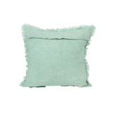 20" Square Stonewashed Linen Pillow
