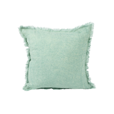 20" Square Stonewashed Linen Pillow