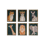 Hand-Painted Animals w/ Accessories Frames