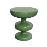 Enameled Metal Table, Green