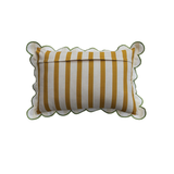 Cotton Striped Lumbar Pillow