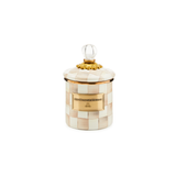 Mocha Check Demi Canister