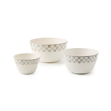 Sterling Check Everyday Mixing Bowls, Set of 3