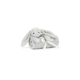 Bashful Silver Bunny Blankie
