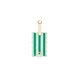 Jetsetter Luggage Tag, Sicily Stripes Teal