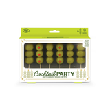 Cocktail Party Olive Candles, Set of 6
