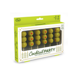 Cocktail Party Olive Candles, Set of 6