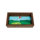 Golf Needlepoint Tray