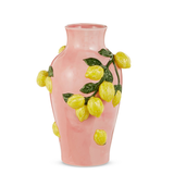 Pink Vase with Lemons