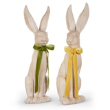 Concrete Rabbit w/ Bow