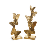 Gilded Stacked Butterflies